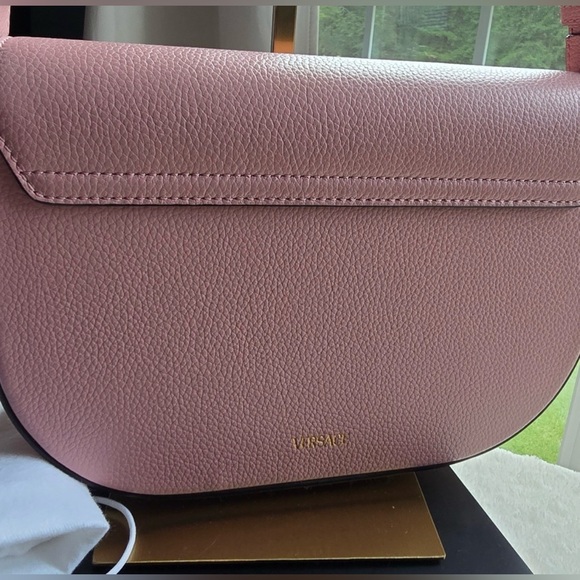 Versace Virtus Pink Calf
Leather Shoulder/Crossbody Bag - Picture 3 of 7